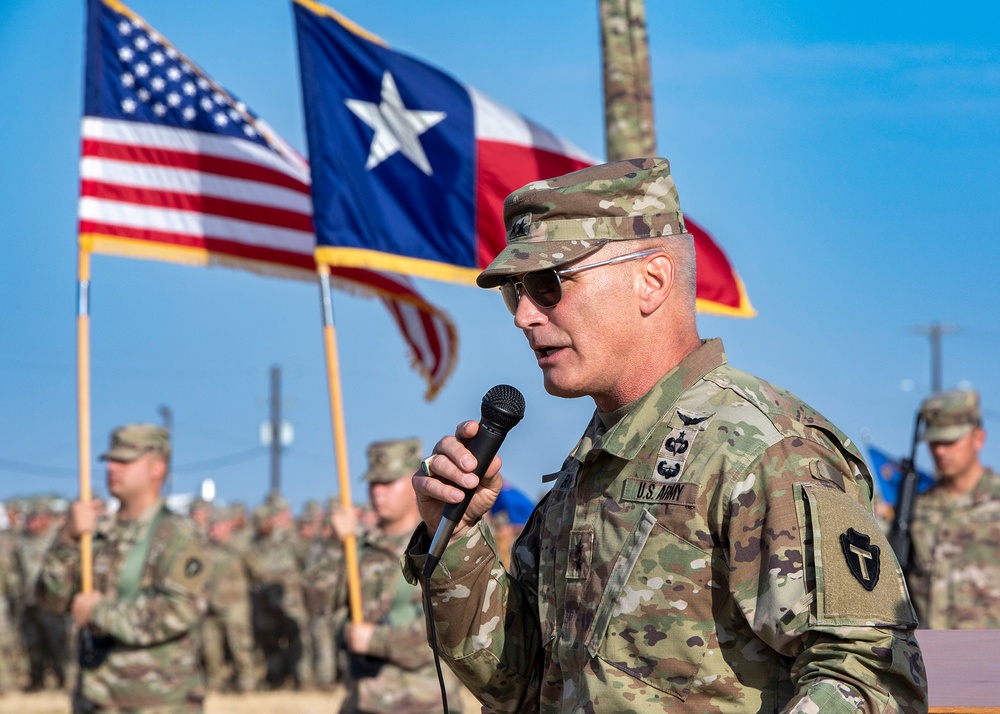 36th Combat Aviation Brigade Casing Ceremony