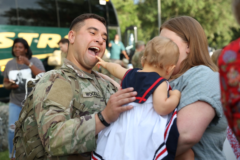 C Troop, 1st Squadron, 153rd Cavalry Returning Home