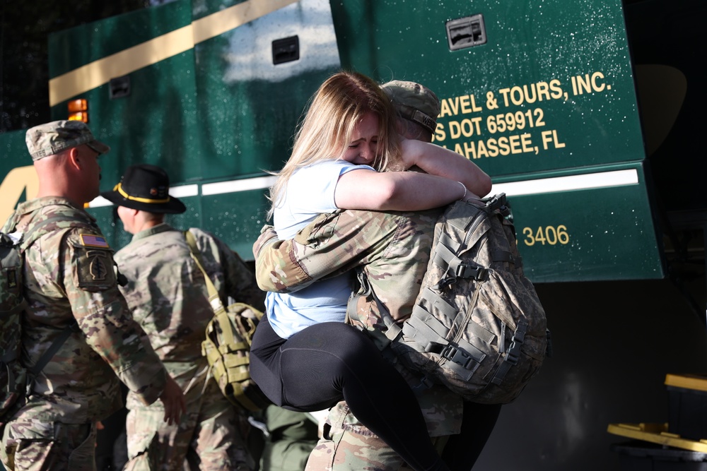 C Troop, 1st Squadron, 153rd Cavalry Returning Home