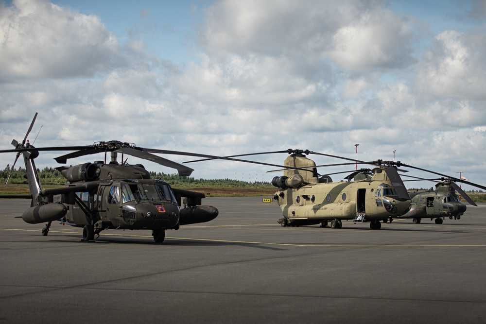 Army Aviation and Allied Partners Conduct Media Day in Finland