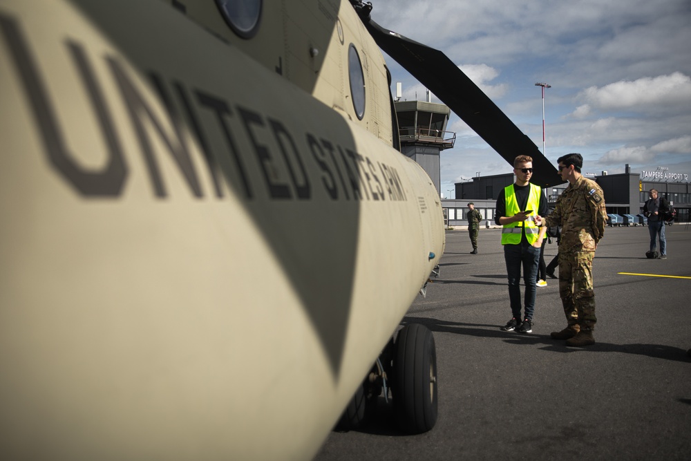 Army Aviation and Allied Partners Conduct Media Day in Finland