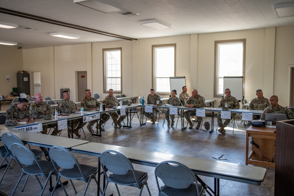 Hawaii Adjutant General Visit to 29th Infantry Brigade Combat Team Exportable Combat Training Capability 2022