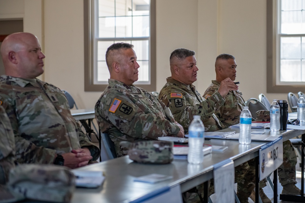 Hawaii Adjutant General Visit to 29th Infantry Brigade Combat Team Exportable Combat Training Capability 2022