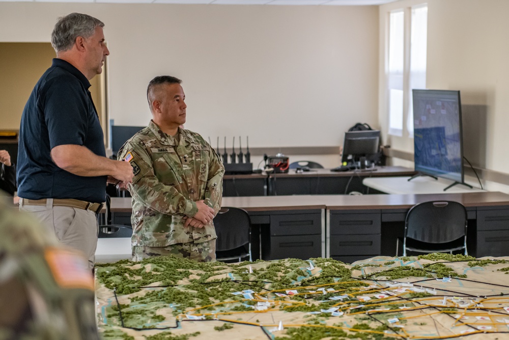 Hawaii Adjutant General Visit to 29th Infantry Brigade Combat Team Exportable Combat Training Capability 2022