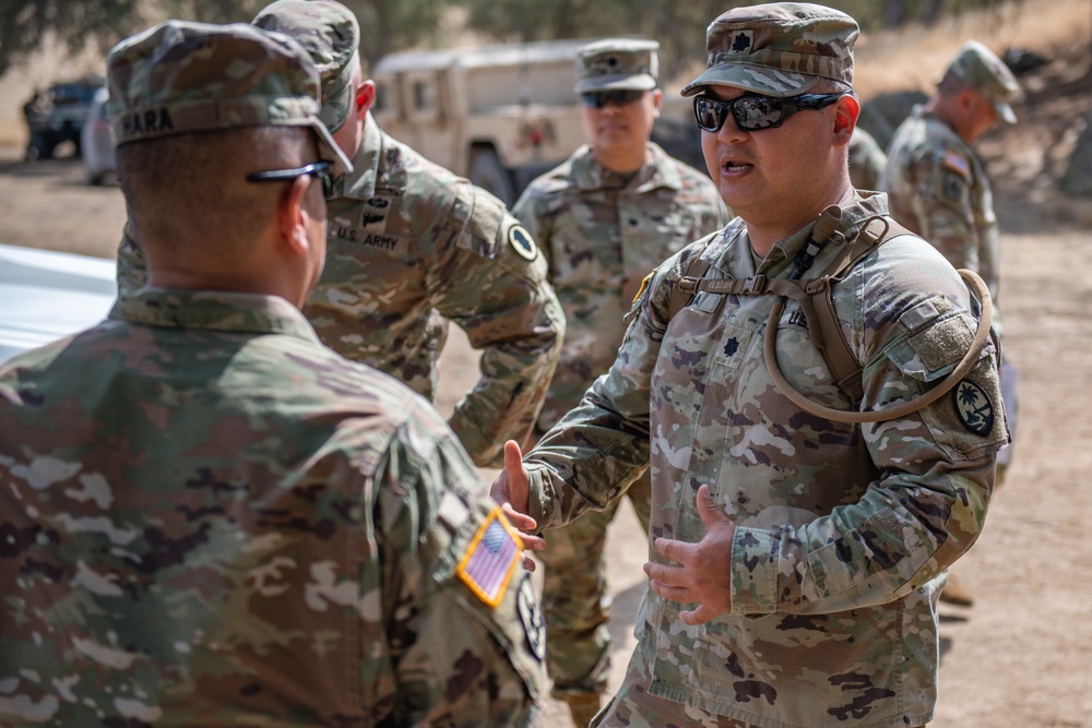 Hawaii Adjutant General Visit to 29th Infantry Brigade Combat Team Exportable Combat Training Capability 2022