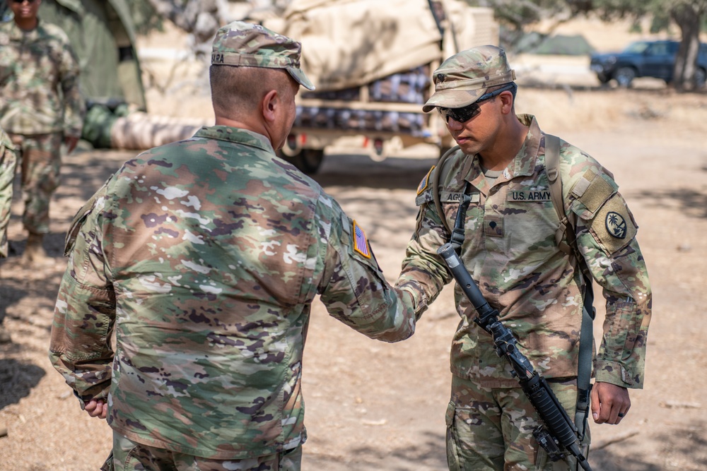 Hawaii Adjutant General Visit to 29th Infantry Brigade Combat Team Exportable Combat Training Capability 2022