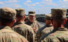 V Corps general visits 405th AFSB APS-2 turn-in site in Grafenwoehr