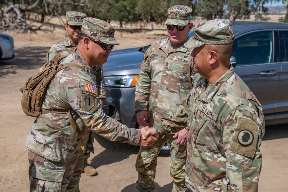 Hawaii Adjutant General Visit to 29th Infantry Brigade Combat Team Exportable Combat Training Capability 2022