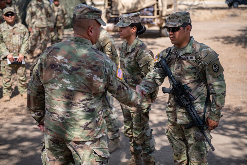 Hawaii Adjutant General Visit to 29th Infantry Brigade Combat Team Exportable Combat Training Capability 2022