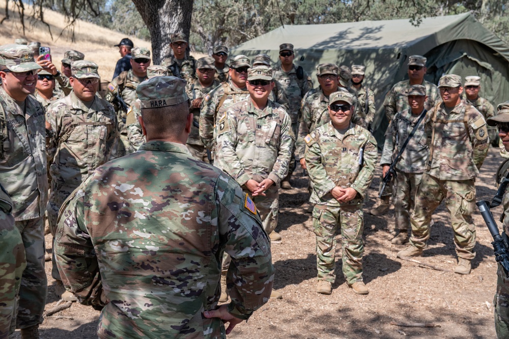 Hawaii Adjutant General Visit to 29th Infantry Brigade Combat Team Exportable Combat Training Capability 2022