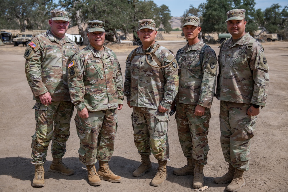 Hawaii Adjutant General Visit to 29th Infantry Brigade Combat Team Exportable Combat Training Capability 2022