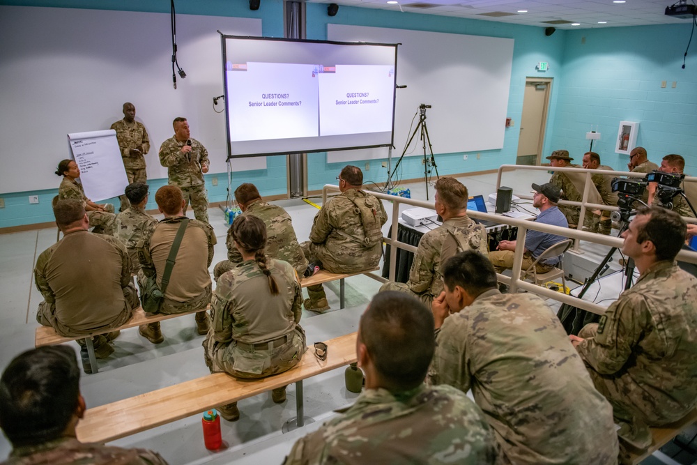 Hawaii Adjutant General Visit to 29th Infantry Brigade Combat Team Exportable Combat Training Capability 2022