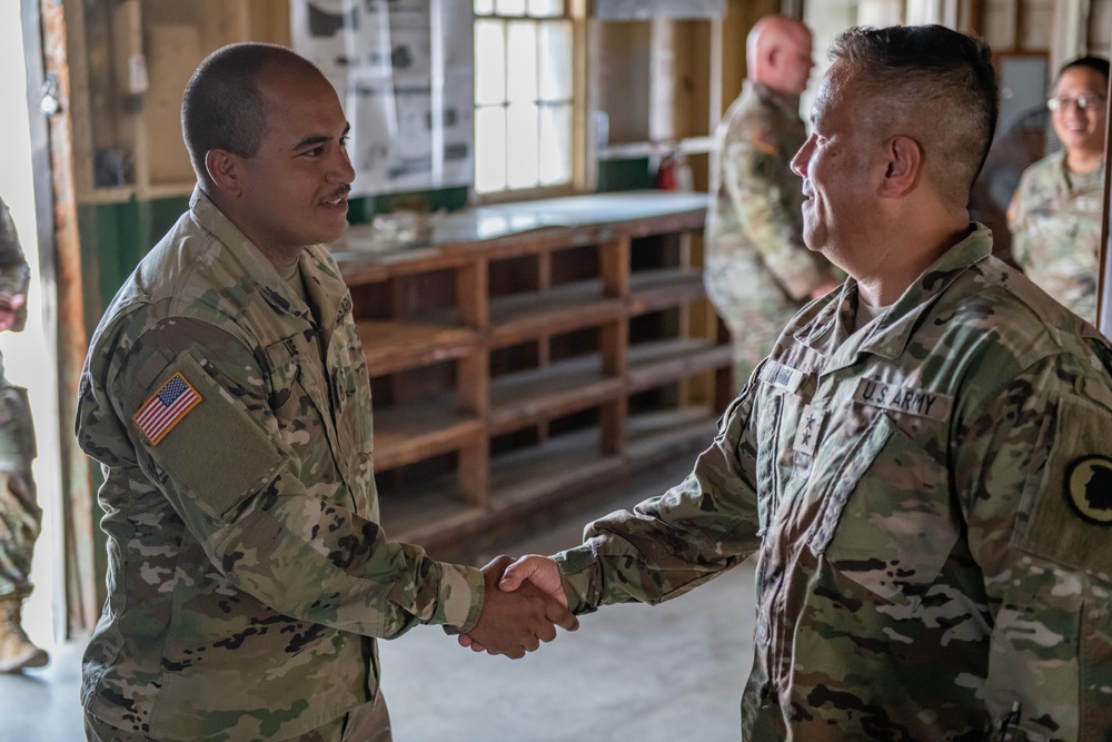 Hawaii Adjutant General Visit to 29th Infantry Brigade Combat Team Exportable Combat Training Capability 2022