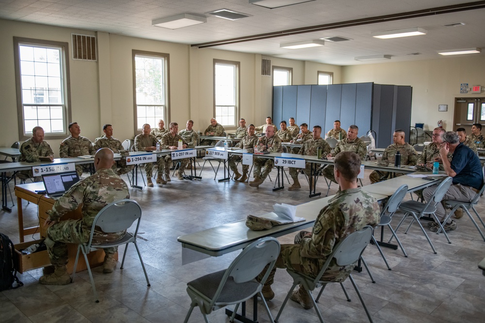 Hawaii Adjutant General Visit to 29th Infantry Brigade Combat Team Exportable Combat Training Capability 2022