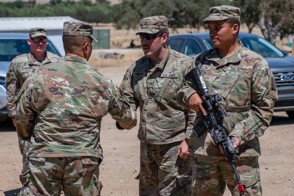 Hawaii Adjutant General Visit to 29th Infantry Brigade Combat Team Exportable Combat Training Capability 2022