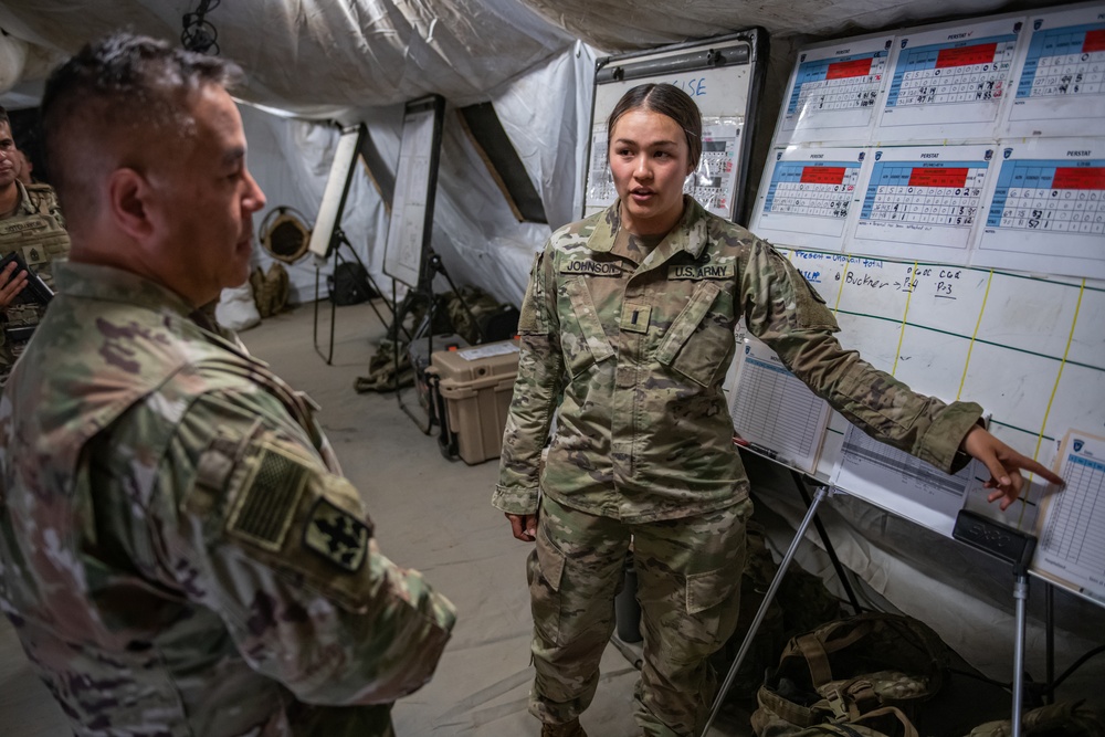 Hawaii Adjutant General Visit to 29th Infantry Brigade Combat Team Exportable Combat Training Capability 2022