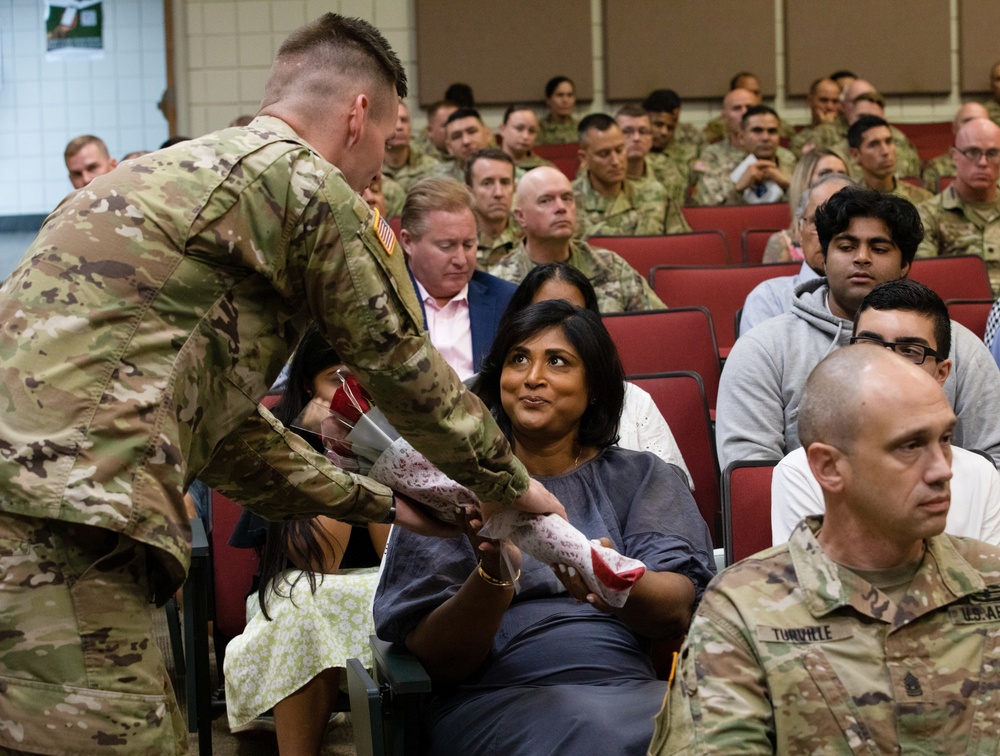 300th MI change of command ceremony