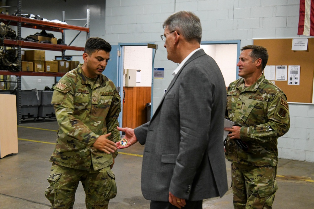 Executive Director of Air National Guard Speaks to 106th Rescue Wing Airmen