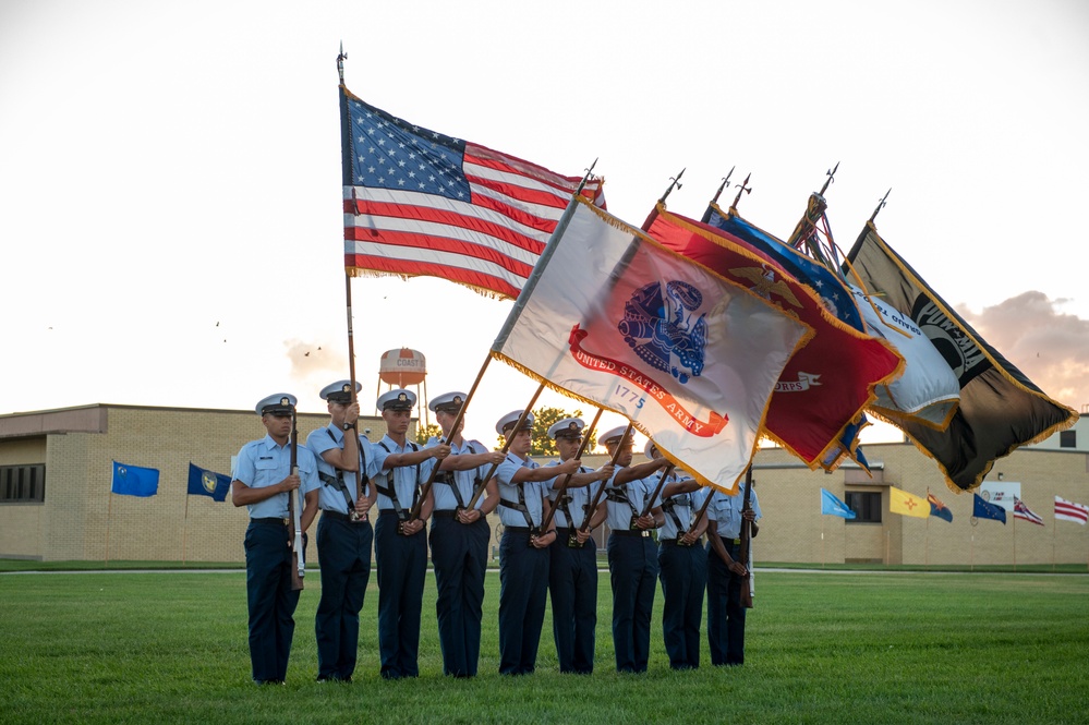 U.S. Coast Guard Training Center Cape May holds Coast Guard Day Sunset Parade