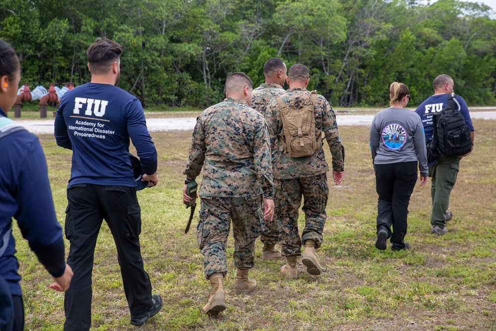 U.S. Marines Participate in Disaster Field Operations Course with Florida College Students