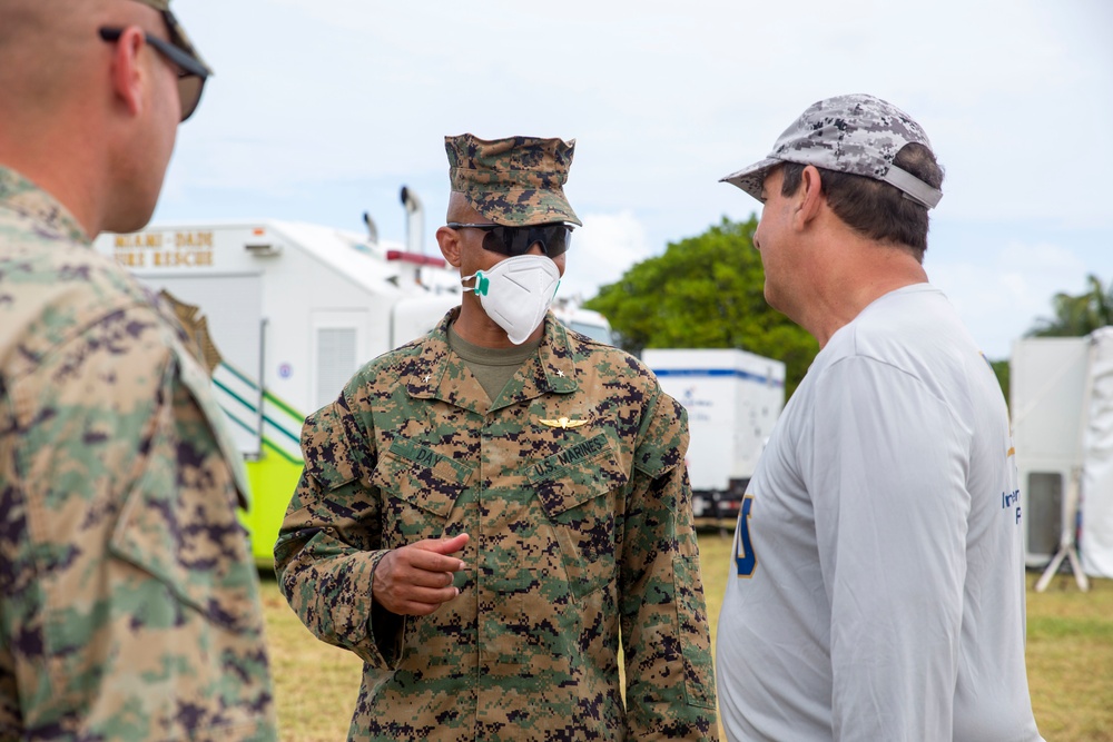 U.S. Marines Participate in Disaster Field Operations Course with Florida College Students