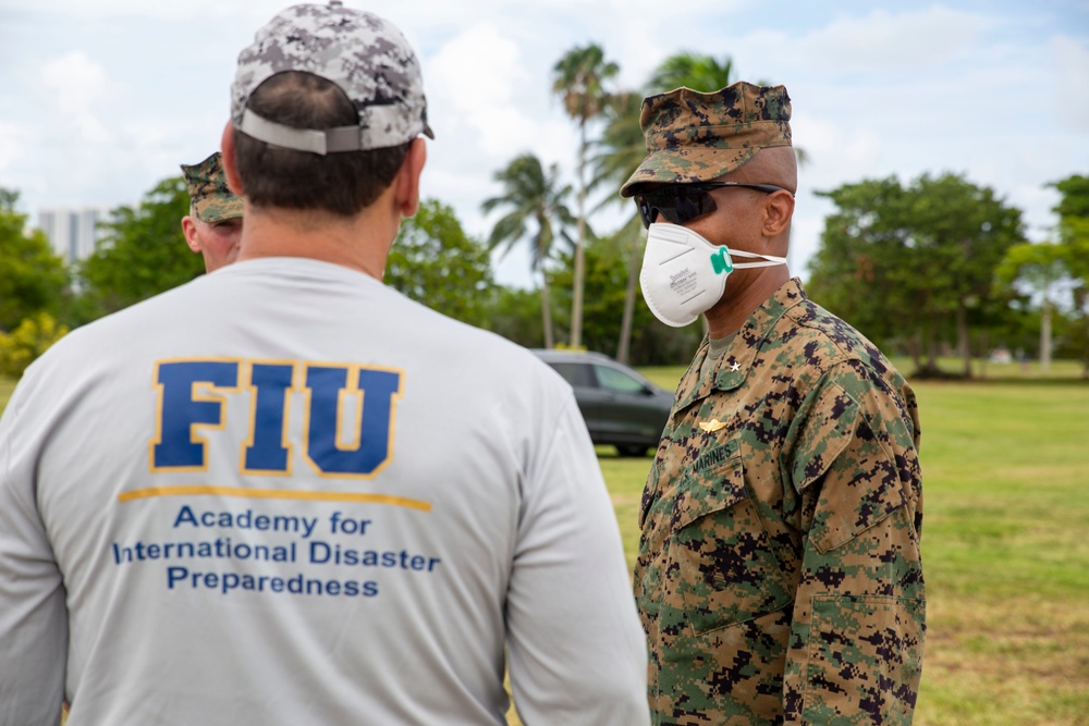 U.S. Marines Participate in Disaster Field Operations Course with Florida College Students