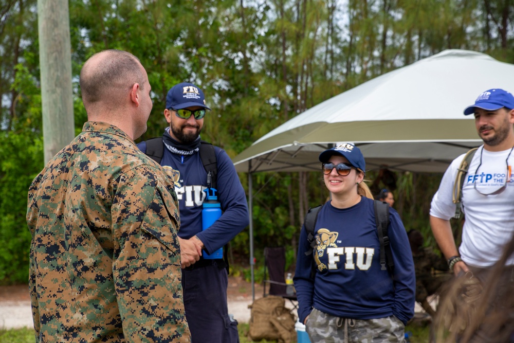 U.S. Marines Participate in Disaster Field Operations Course with Florida College Students