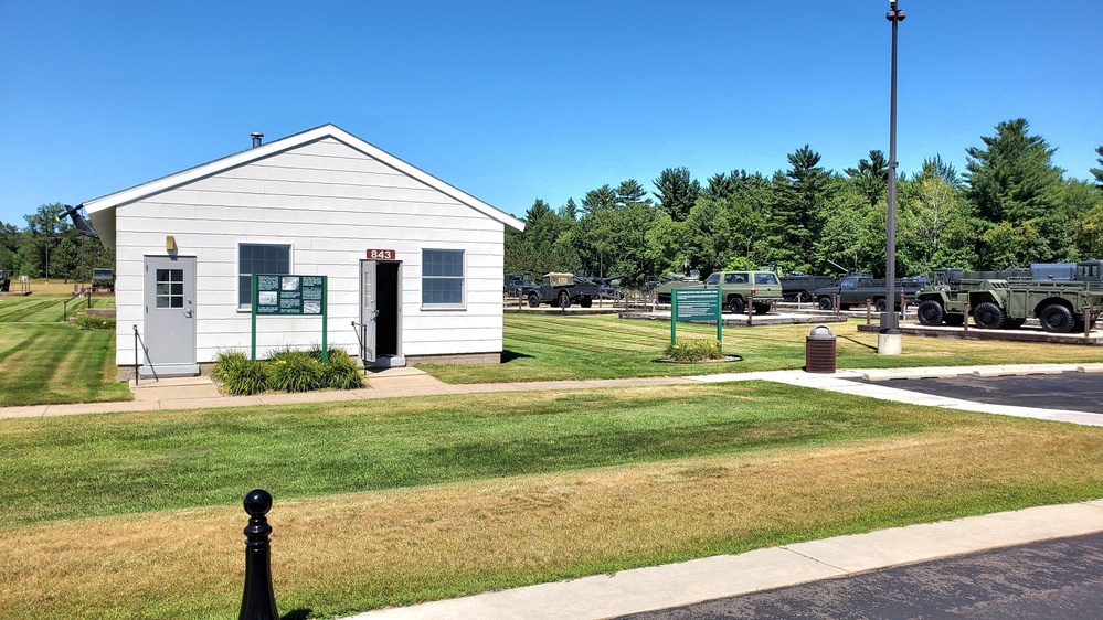 Equipment Park at Fort McCoy's Commemorative Area