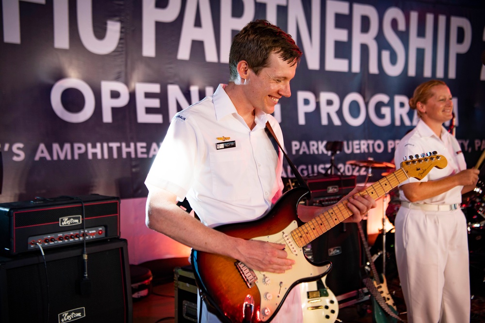Multinational Band Members Perform for Pacific Partnership 2022 Philippine Opening Ceremony