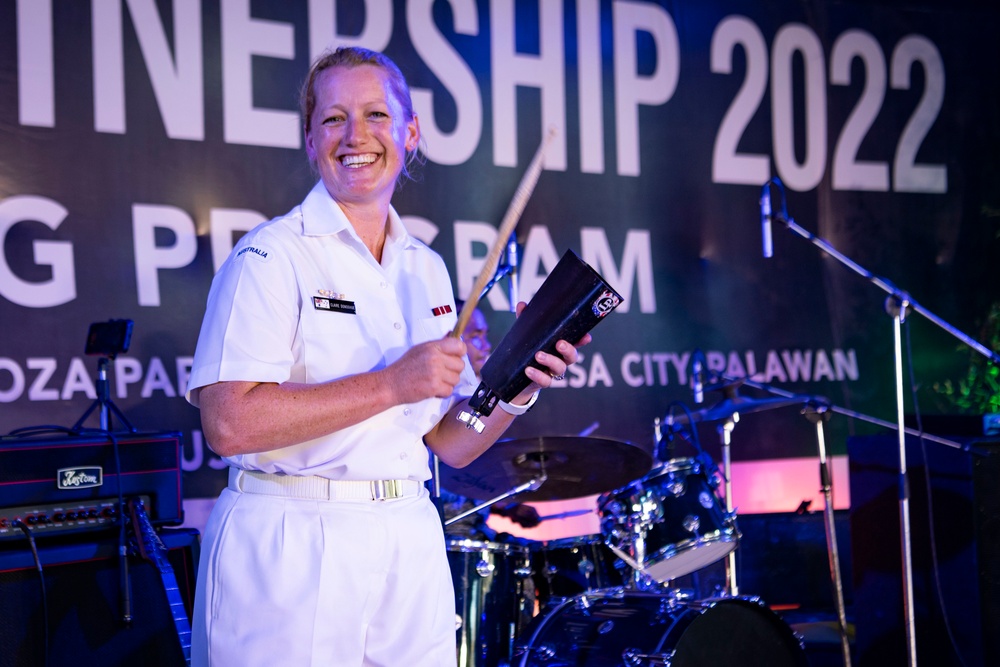 Multinational Band Members Perform for Pacific Partnership 2022 Philippine Opening Ceremony