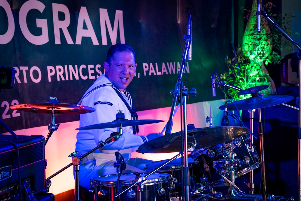 Multinational Band Members Perform for Pacific Partnership 2022 Philippine Opening Ceremony