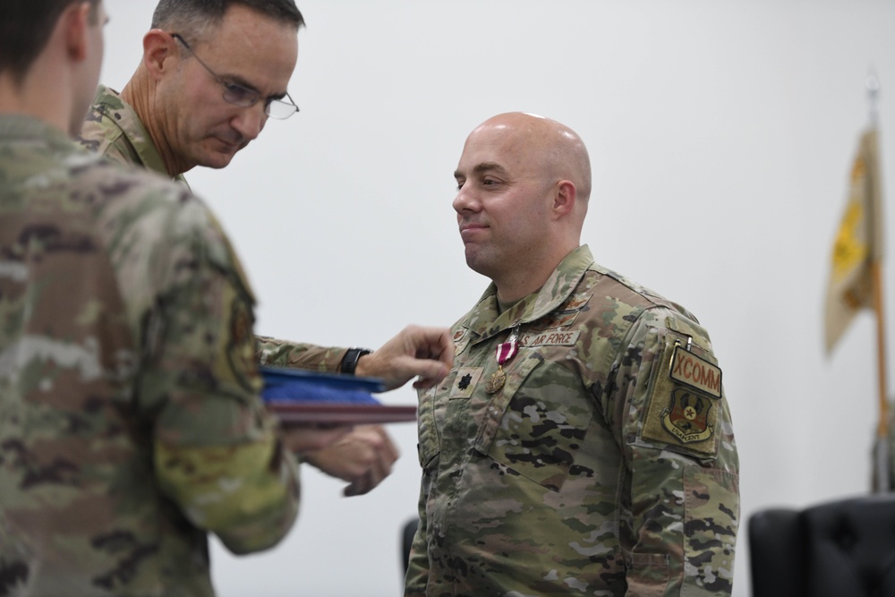 Once more with feeling — the 380th ECS ends change of command season at ADAB