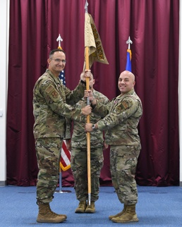Once more with feeling — the 380th ECS ends change of command season at ADAB