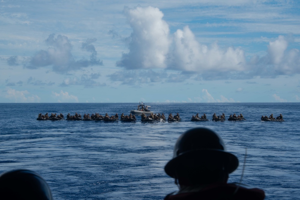 CRRC Operations aboard USS New Orleans August 6, 2022