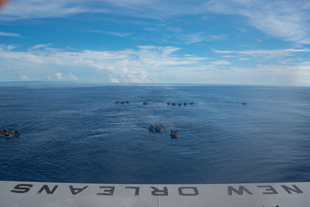 CRRC Operations aboard USS New Orleans August 6, 2022