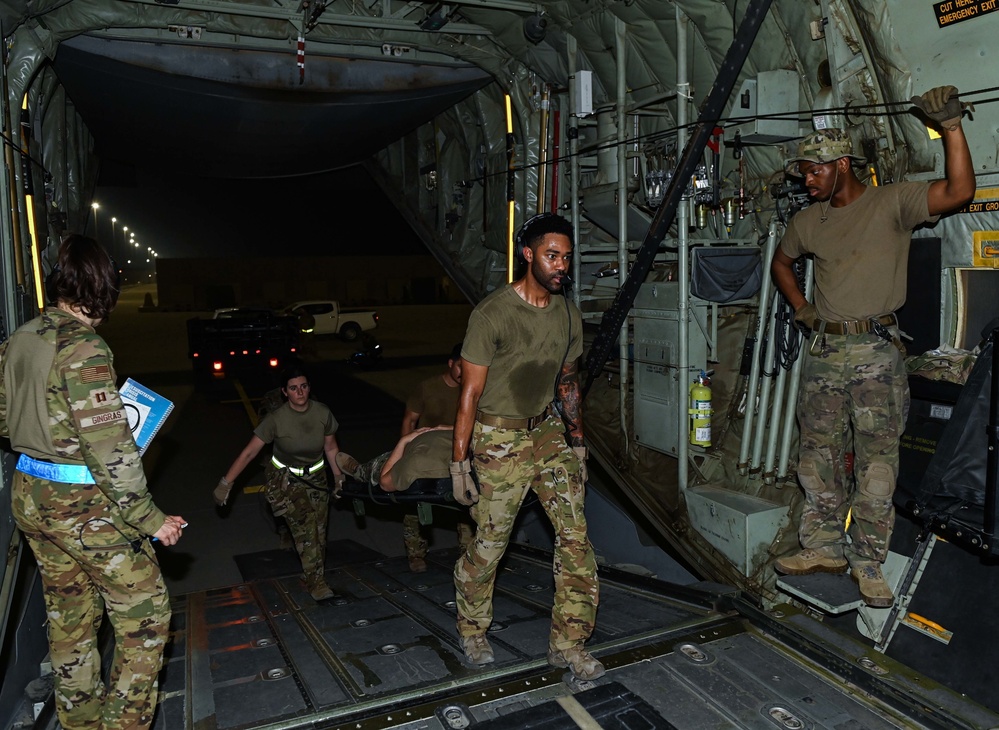 AUAB medical staff maintain readiness during aeromedical exercise