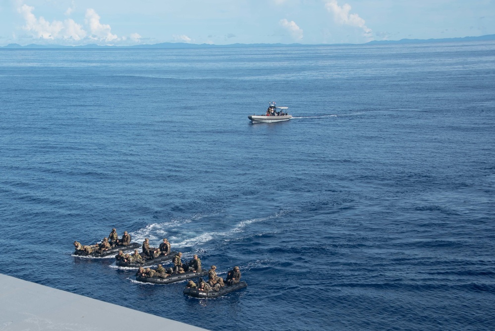 CRRC Operations aboard USS New Orleans August 6, 2022