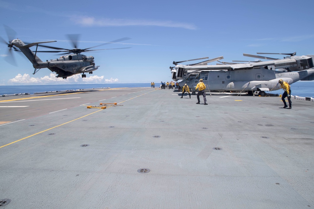 CH-53 and UH-1Y Flight Ops