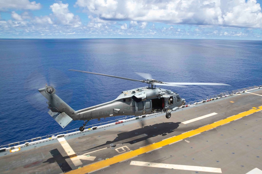MH-60, CH-53 flight ops