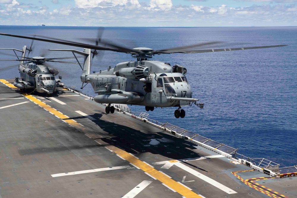 MH-60, CH-53 flight ops