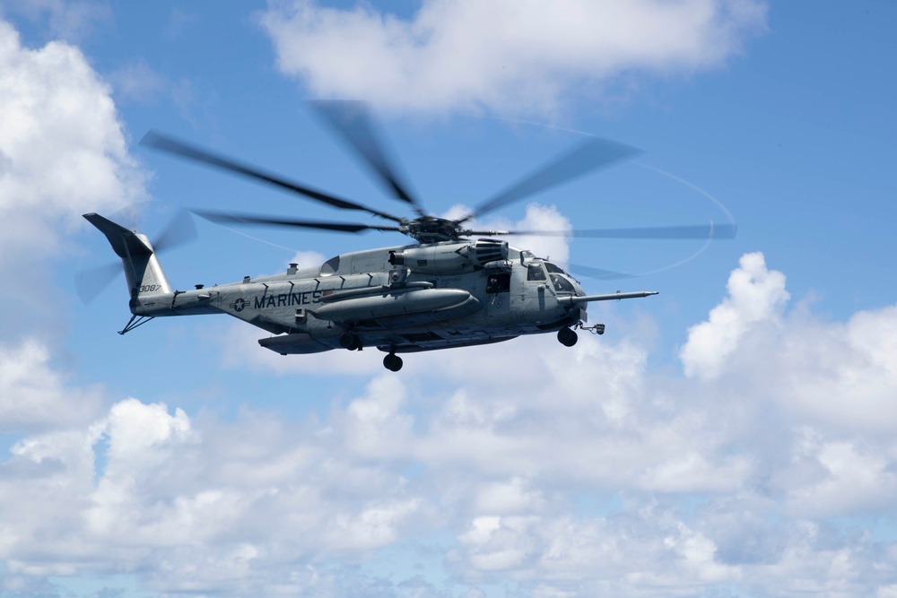 MH-60, CH-53 flight ops