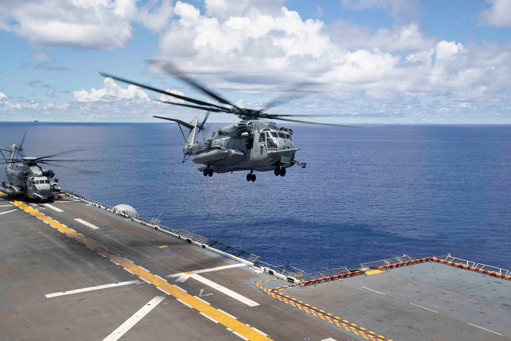 MH-60, CH-53 flight ops