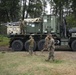 U.S. Marines unload utility equipment during Northern Strike 22-2 exercise.