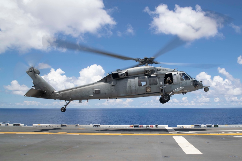 MH-60, CH-53 flight ops