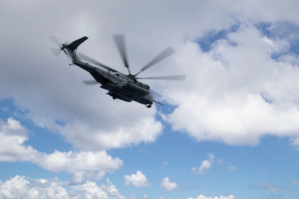 MH-60, CH-53 flight ops