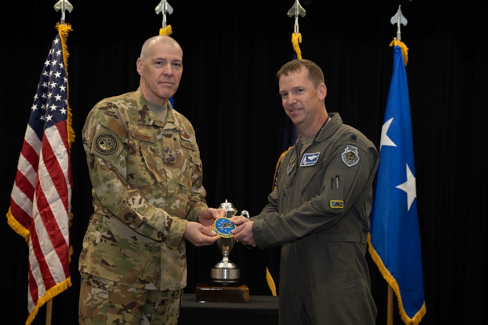 509th Operations Support Squadron receives the 2021 Omaha Trophy