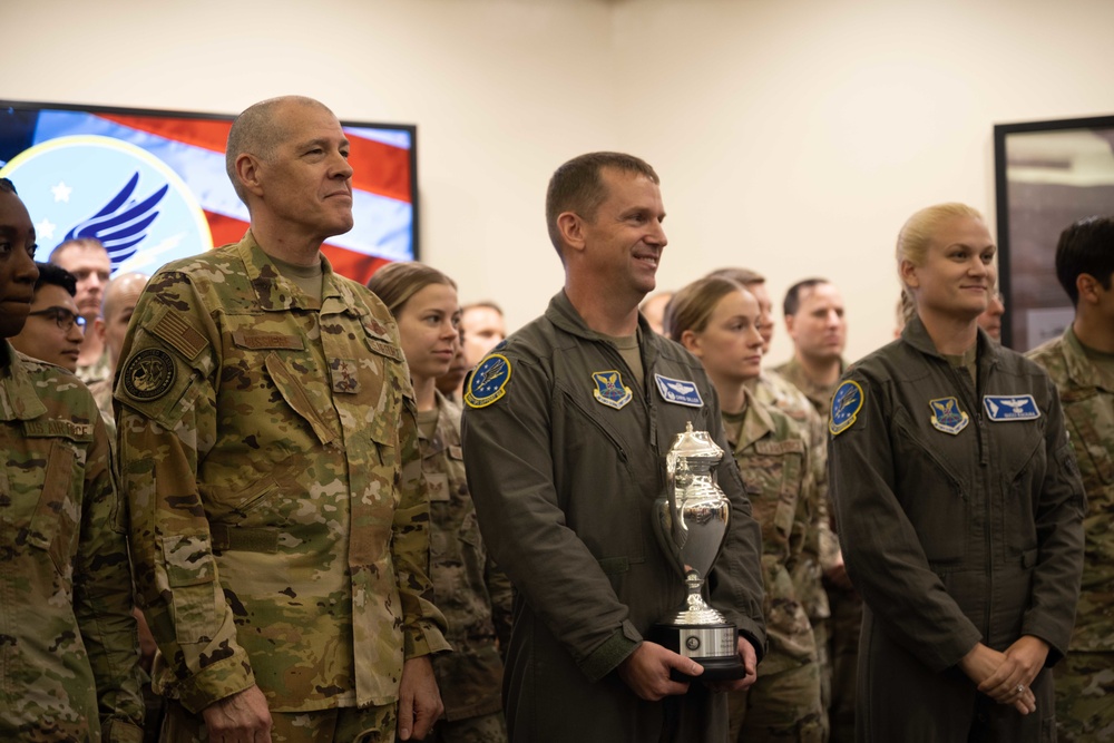 509th Operations Support Squadron receives the 2021 Omaha Trophy