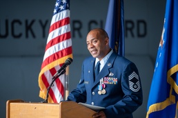 Chief Master Sgt. Gary Spaulding retires