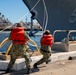 USS Leyte Gulf Deployment Departure