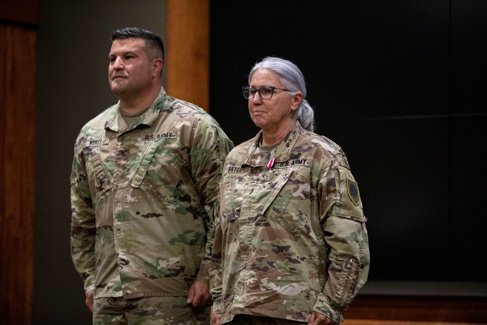 Chief Warrant Officer (4) Peggy Bates Retires After 38-Year Career